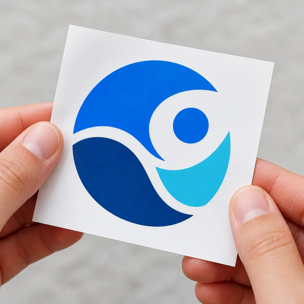 Cận cảnh hình in chuyển nhiệt với chi tiết logo rõ nét