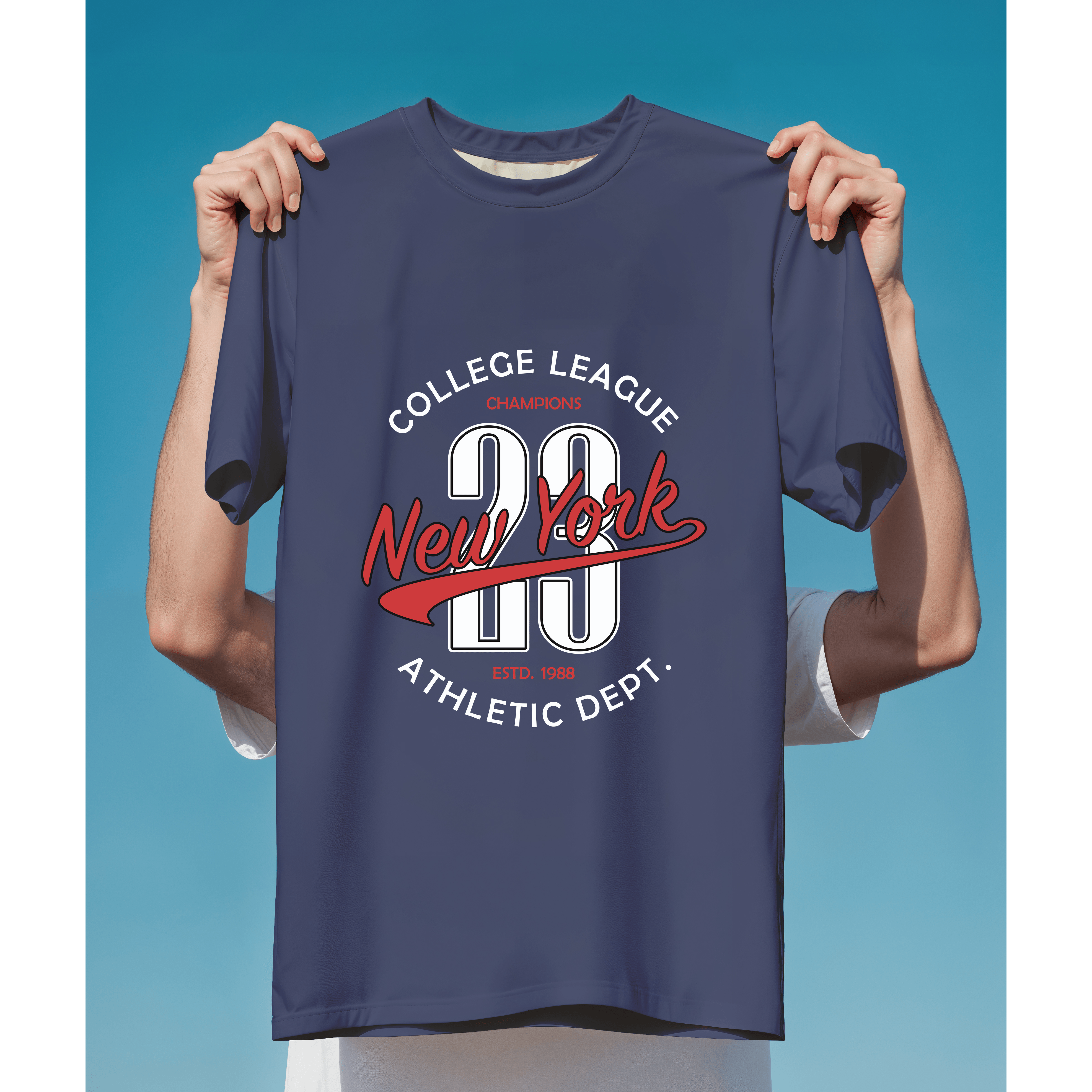 Thiết kế New York College League 23 phong cách thể thao cổ điển