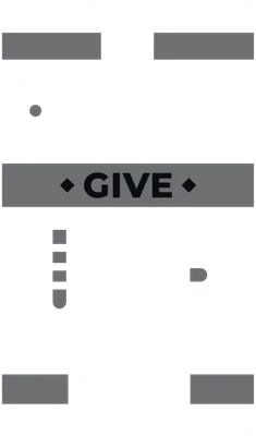 Thiết kế chữ 'I Can't Give Up' với năm 2021, phong cách tối giản, màu xám trắng.