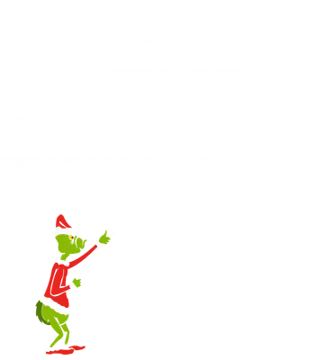 Grinch tinh nghịch kéo dây trang trí Giáng Sinh phong cách áo len