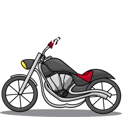 Hình minh họa xe máy phong cách cổ điển màu xám đen với yên đỏ, có dòng chữ "Life is a Beautiful Ride" phía trên.