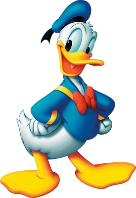 Vịt Donald vui vẻ, hoạt bát với trang phục thủy thủ xanh