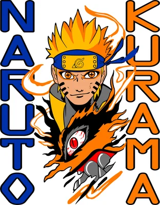 Hình ảnh Naruto Uzumaki kết hợp với Cửu Vĩ Hồ Ly Kurama, phong cách anime, màu sắc rực rỡ.
