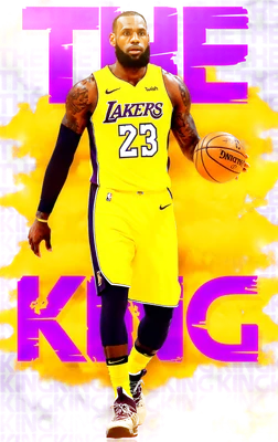 LeBron James "The King" áo Lakers số 23
