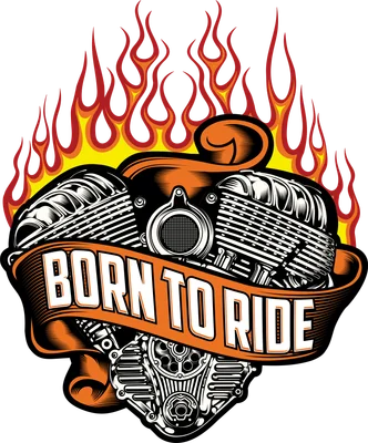 Động cơ xe máy bốc lửa "Born to Ride"