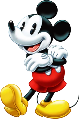 Chuột Mickey vui vẻ, biểu tượng hoạt hình Disney kinh điển