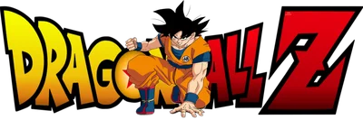 Hình ảnh Goku trong tư thế chiến đấu, logo Dragon Ball Z phía sau.