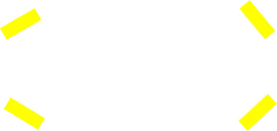 Tấm giấy trắng có dòng chữ "I AM COOL" màu xám, được dán bằng băng keo vàng trên nền xám.