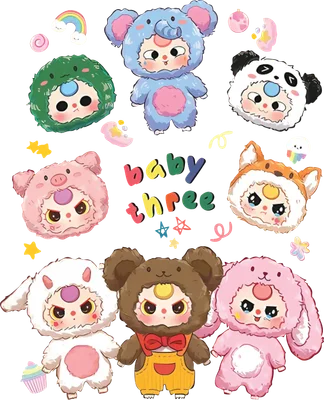 Bộ sưu tập nhân vật chibi hóa trang động vật đáng yêu