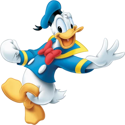 Vịt Donald vui vẻ, năng động trong trang phục thủy thủ xanh