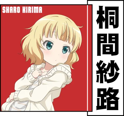 Hình ảnh cô bé anime tóc vàng, mắt xanh, mặc áo hoodie trắng, biểu cảm dễ thương.