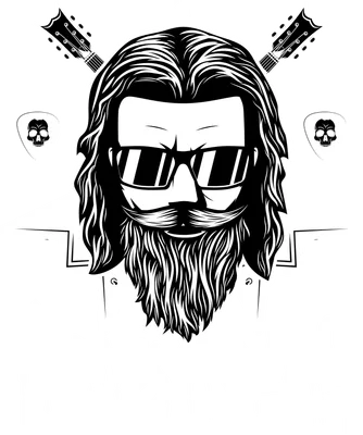 Chân dung rocker tóc dài phong cách Heavy Metal
