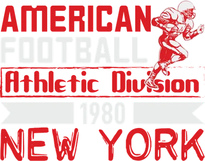 Cầu thủ bóng bầu dục Mỹ phong cách vintage New York 1980