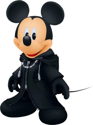 Mickey Mouse phong cách áo choàng đen bí ẩn, mạnh mẽ