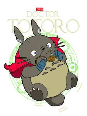 Totoro Doctor Strange phiên bản hài hước dễ thương