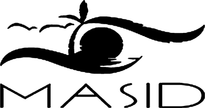 Logo MASID với hình ảnh biển, cây dừa và chim bay, cùng dòng chữ MASID bên dưới.