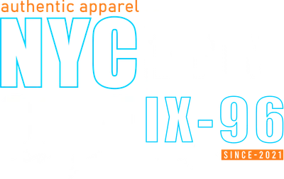 Thiết kế chữ phong cách urban với các dòng chữ NYC CORE DNM IX-96, Authentic Apparel, New York City, Since 2021 trên nền xám.