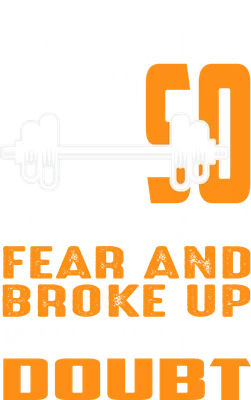 Hình ảnh chữ 'I WANTED TO MARRY MY DREAM GO I CHEATED ON FEAR AND BROKE UP WITH MY DOUBT' với hình tạ đơn giản.