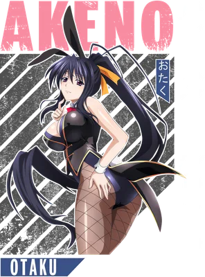 Akeno Himejima từ High School DxD trong trang phục bunny girl phong cách anime