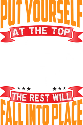 Hình ảnh động lực tập luyện với tạ đòn và thông điệp 'Put Yourself At The Top Of Your To-Do List Every Single Day And The Rest Will Fall Into Place'
