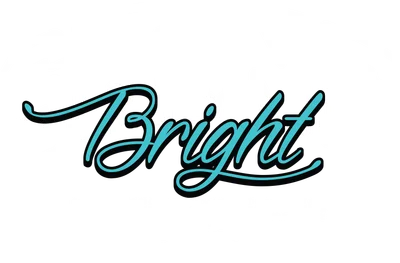 Hình ảnh typography với chữ SHINE lớn màu xám và chữ Bright màu xanh ngọc, kèm thông điệp truyền cảm hứng.