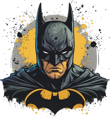 Batman anh hùng bóng đêm mạnh mẽ phong cách comic grunge