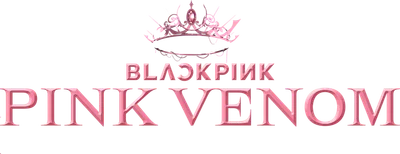 Logo BLACKPINK Pink Venom với vương miện màu hồng nổi bật
