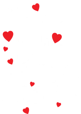 Hình ảnh chữ viết tay 'I Love You With All My Heart' màu trắng với trái tim đỏ và mũi tên trên nền xám.