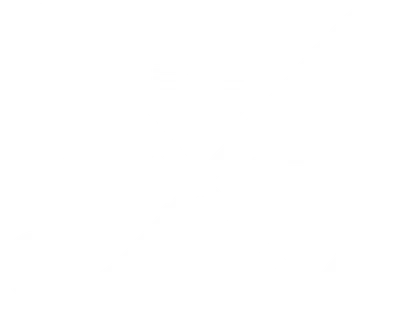 Logo gậy golf trắng với chữ GOLF cách điệu, nền xám.