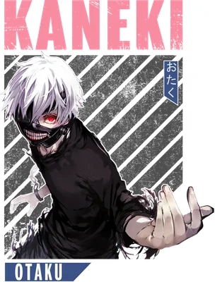 Hình ảnh Kaneki Ken từ Tokyo Ghoul với mái tóc trắng, mặt nạ và đôi mắt đỏ, thể hiện sự mạnh mẽ.