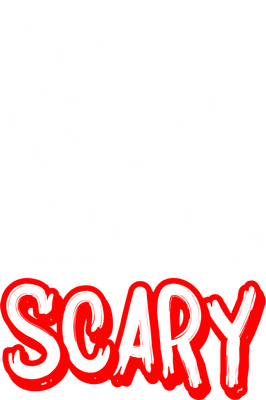 Thiết kế chữ 'Eat Drink and Be Scary' với hình dơi, bí ngô và ma cho dịp Halloween.