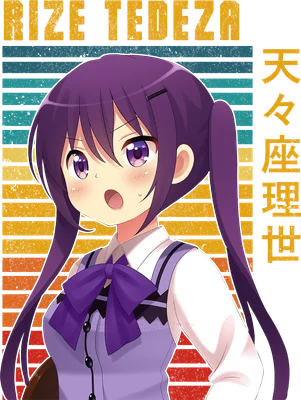 Hình ảnh cô gái anime tóc tím hai bím, mặc áo sơ mi trắng và áo vest tím, biểu cảm ngạc nhiên.