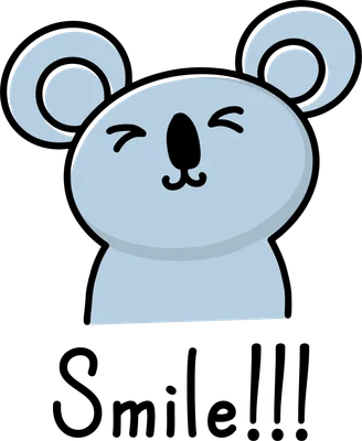 Gấu Koala dễ thương "Smile!!!"