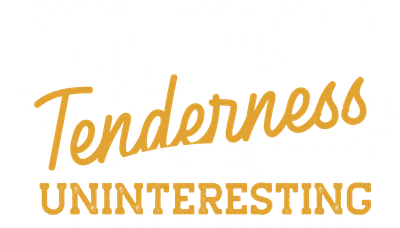 Hình ảnh chữ "WITHOUT TENDERNESS A MAN IS UNINTERESTING" với phông chữ vintage và màu sắc nổi bật.