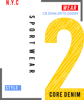 Hình in đồ họa số 42 lớn với chữ New York City, Sportwear, Street Wear, Urban Style trên nền xám, phong cách hiện đại.