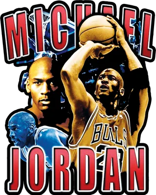 Hình ảnh ghép Michael Jordan trong màu áo Chicago Bulls, đang ném bóng và các khoảnh khắc thi đấu.