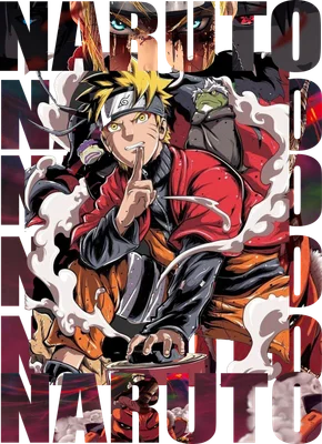 Hình ảnh Naruto Uzumaki trong trang phục cam đỏ, tay đặt lên môi ra hiệu im lặng, bao quanh bởi khói trắng.