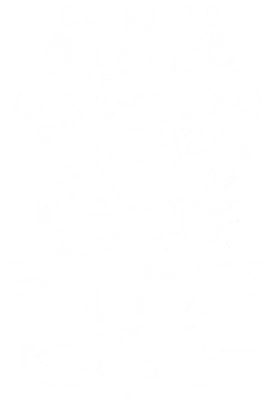 Hình vẽ trắng đen nhân vật Totoro và các bạn nhỏ, cùng với ô và lá cây trên nền xám.