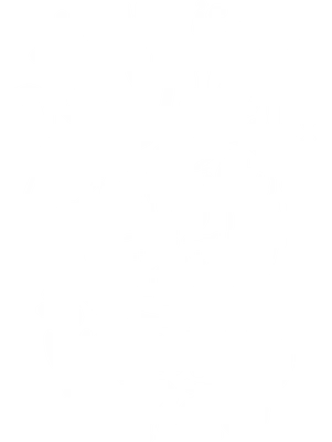 Hình vẽ chú chó hoạt hình trắng với dòng chữ 'THIS IS DOG'S HOUSE we just pay the Rent' trên nền xám.