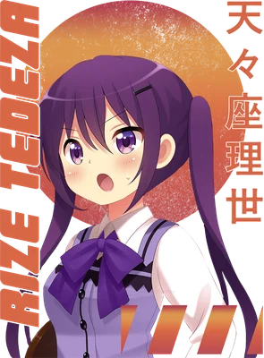 Hình ảnh cô gái anime tóc tím hai bím, mắt tím to tròn, mặc đồng phục, biểu cảm ngạc nhiên.