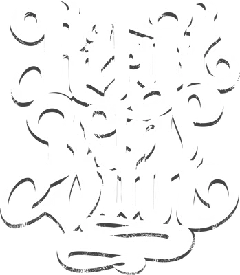 Thiết kế chữ "Refuse to Sink" với font Gothic trắng nổi bật trên nền xám, có hình mỏ neo.