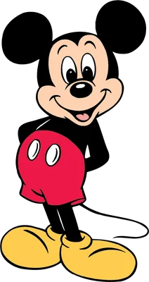 Chuột Mickey vui vẻ, hoạt hình cổ điển, phong cách Disney