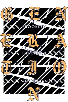 Thiết kế typography Urban Generation với phong cách đường phố New York cổ điển